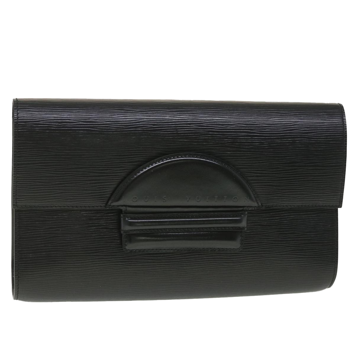 Louis Vuitton Epi Chaillot Clutch Bag Black M52542 Lv Auth 38085